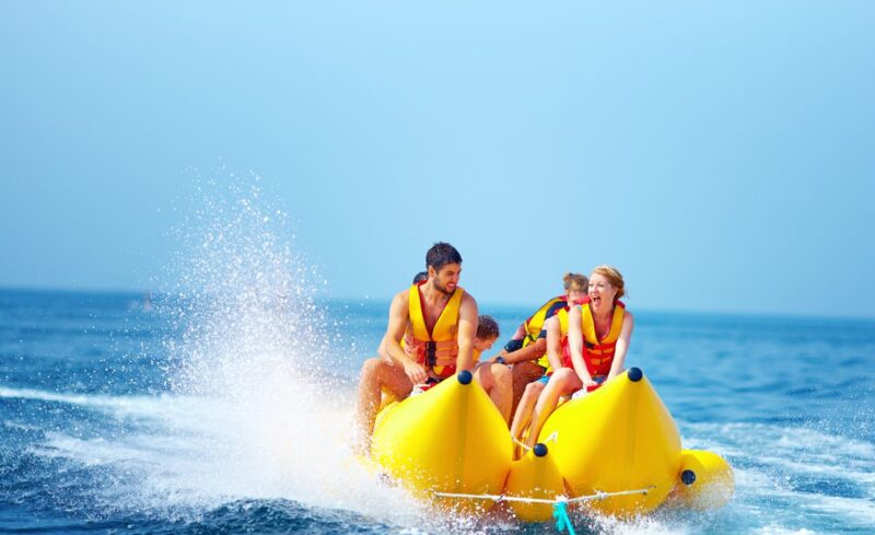 Family Fun on the Ocean: Enjoying a Thrilling Ride on the Banana Boat