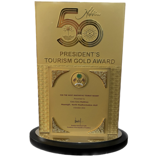 Maldives Tourism Gold Award