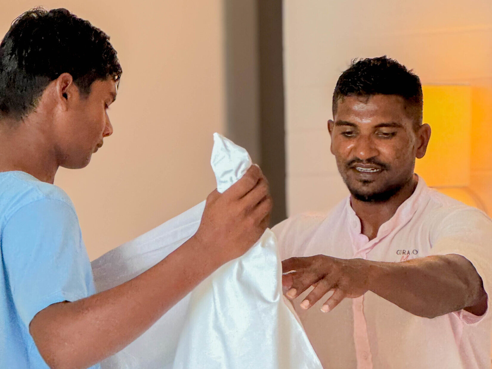 Rasgetheemu School students housekeeping training
