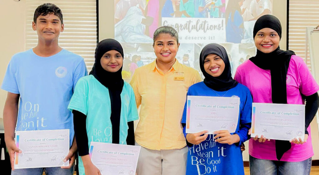 Rasgetheemu School students during Certificate ceremony
